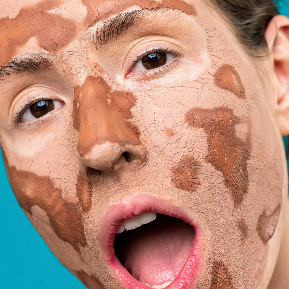 Maschera Viso al Tè Rosso Rooibos, Alghe Rosse e Argilla Rosa Australiana