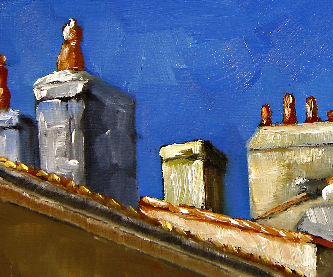 Rooftops in Bordeaux, France