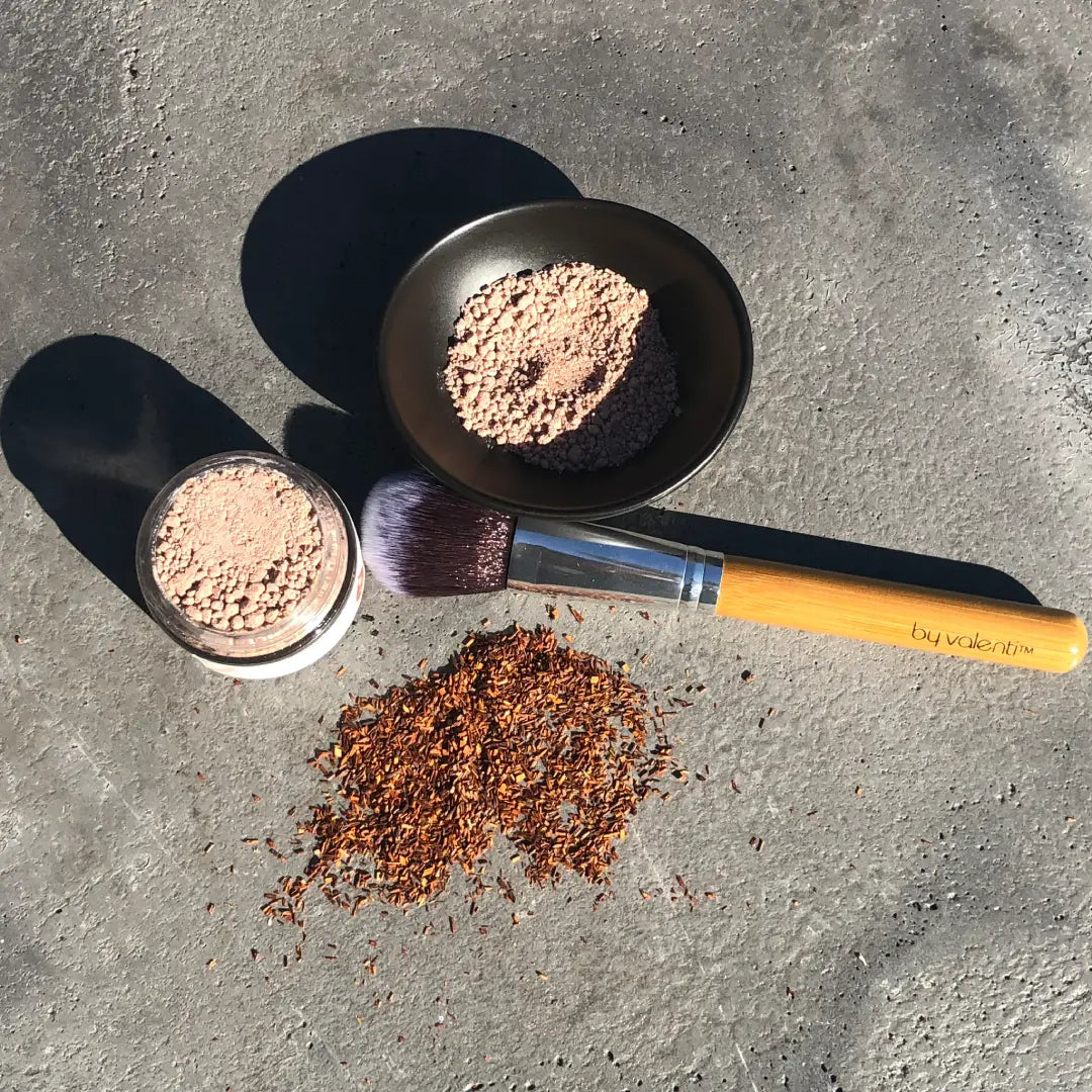 By Valenti Rooibos Face Clay Mask with Bowl and an Applicator Brush